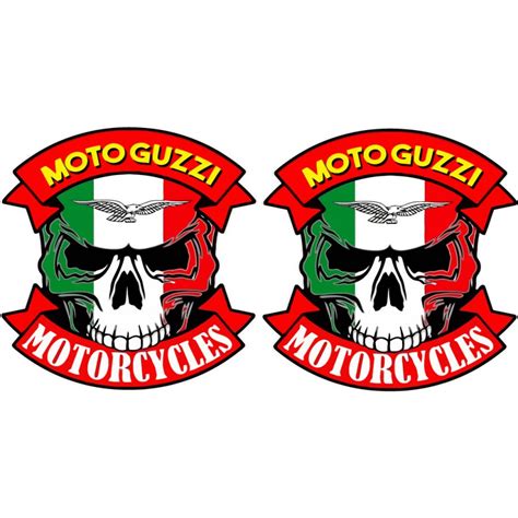 moto guzzi helmet stickers.